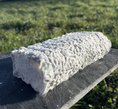 Brique de chèvre cendrée