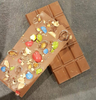 Tablette chocolat au lait/m&m's