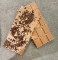 Tablette chocolat au lait/orange confit