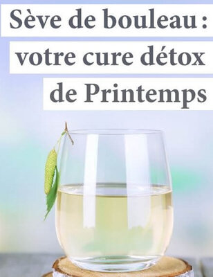 Sève de bouleau en bouteille de 1 litre