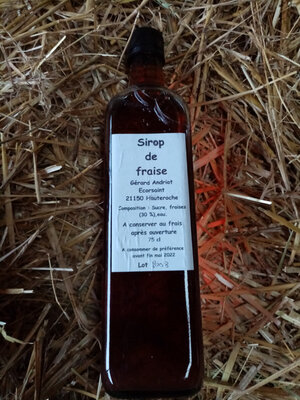 Sirop de fraise