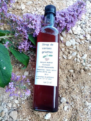 Sirop de cerise griottes