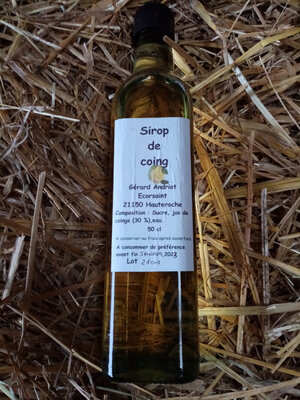 Sirop de coing