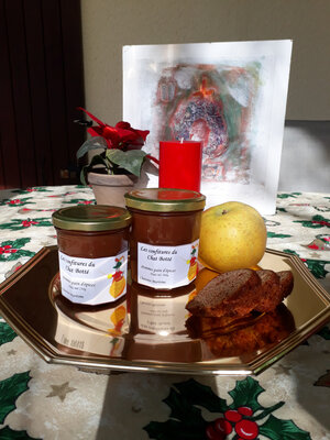 Confiture de pommes au pain d'épices