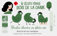 6 œufs bio calibre moyen