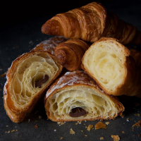 Croissant crème pâtissière & chocolat