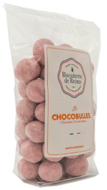 Chocobulles enrobage rose