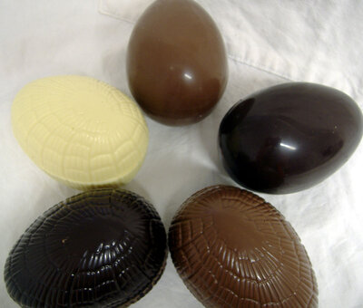 Oeuf de pâques chocolat lait