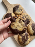 Cookie marbré vanille/chocolat