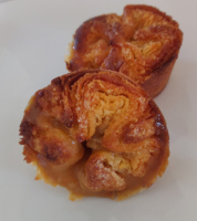 Kouignette fourrée à la framboise