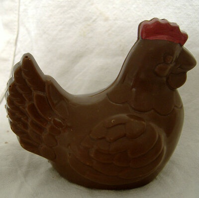 Petite poule chocolat lait