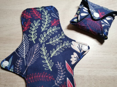 Serviette hygiénique lavable taille m