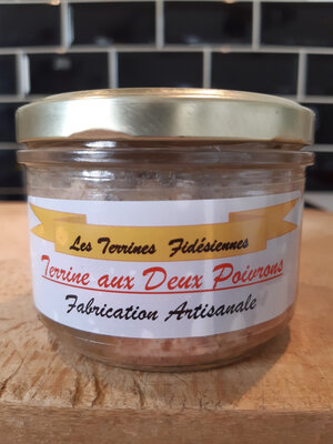 Terrine aux deux poivrons