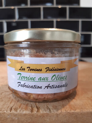 Terrine aux olives
