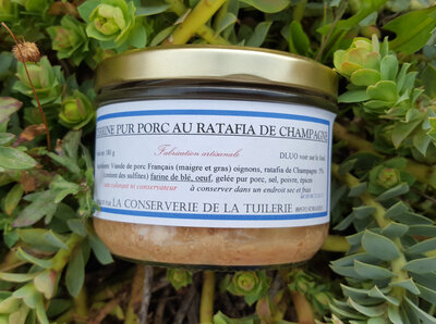 Terrine au ratafia de champagne