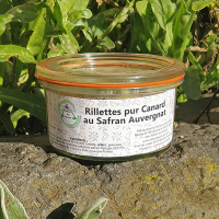Rillettes de canard au safran 130g