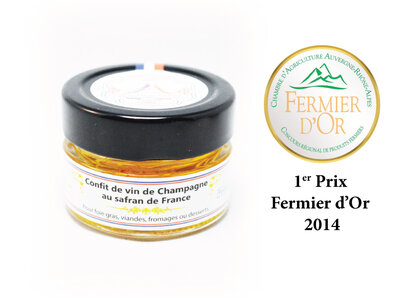 Confit de champagne au safran 40g