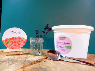 Yaourts framboise pot 500g