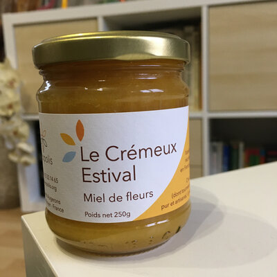 Crémeux estival - miel de fleurs - 250g