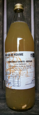 Jus de pommes du verger bio - btle 1 l
