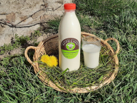 Lait entier pasteurisé.