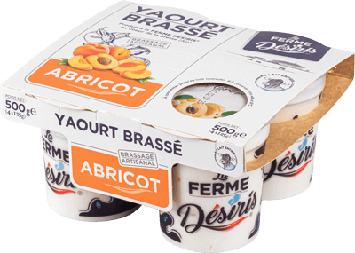 Yaourts brassés abricot