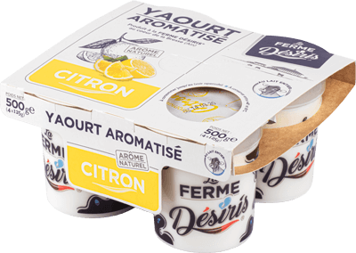 Yaourts aromatisés citron