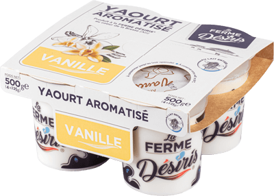 Yaourts aromatisés vanille