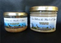 Rillettes au foie de canard gras 180gr
