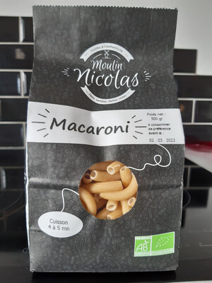 Pâtes blanches - macaroni