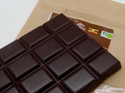 Tablette chocolat noir bio d'ouganda 80%