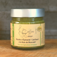 12mois,risotto lotte, chou rave et coriandre