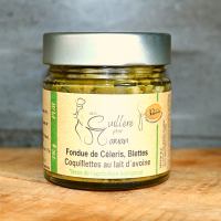 12mois, fondue céleri, blettes, coquillettes