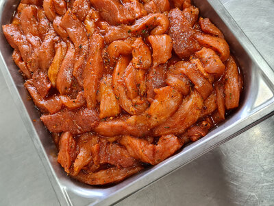 Emincé de porc méxicain