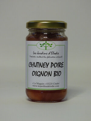 Chutney poire et oignon rouge