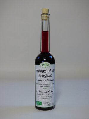 Vinaigre de vin rouge aromatisé à l'échalote
