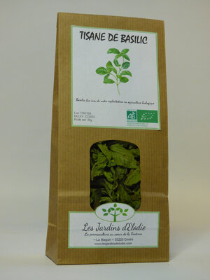 Tisane simple bio de basilic