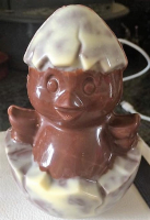 Poussin de pâques chocolat noir