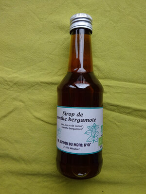 Sirop de menthe bergamote