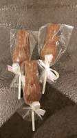 Sucettes lapin chocolat au lait