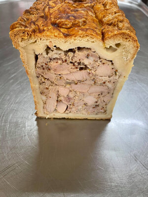 Pâté en croûte de poulet