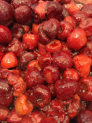 Confitures de fraise-bio