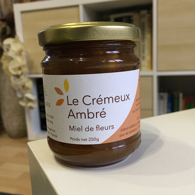 Crémeux ambré - miel de fleurs - 500g