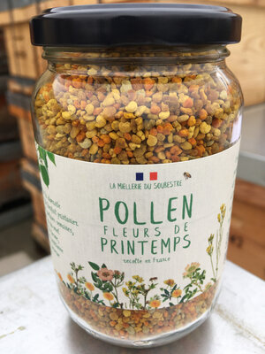 Pollen de fleurs de printemps