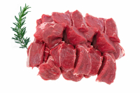 Morceaux de bœuf bio pour bourguignon