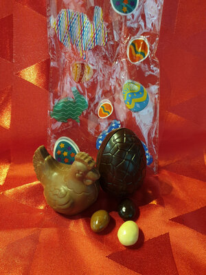 Duo de 2 chocolats poulette/oeuf