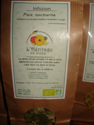 Tisane 'paix nocturne'