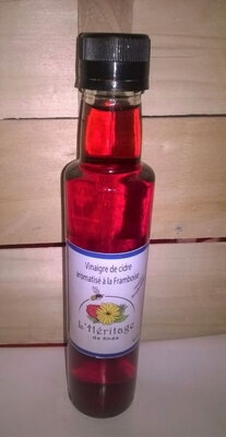 Vinaigre de cidre aromatisé aux framboises