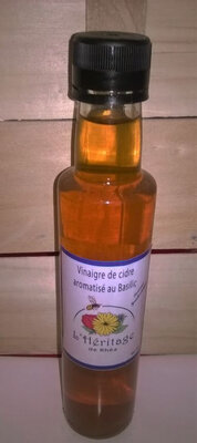 Vinaigre de cidre aromatisé au basilic
