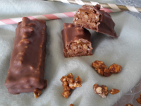 Barre chocolat caramel noisette